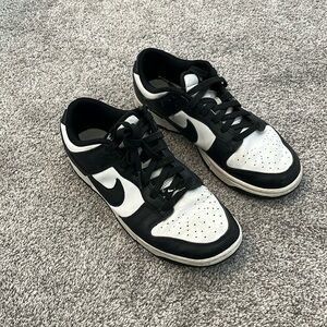Nike Black White Dunks Size 10